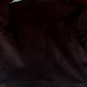 Chic Plum Moto Suede Jacket